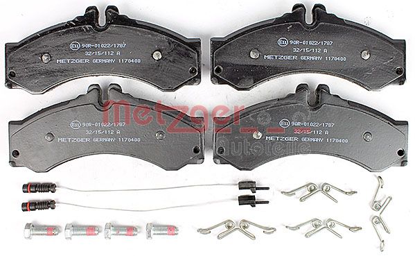 METZGER 1170400 GREENPARTS Bremsbelagsatz, Scheibenbremse